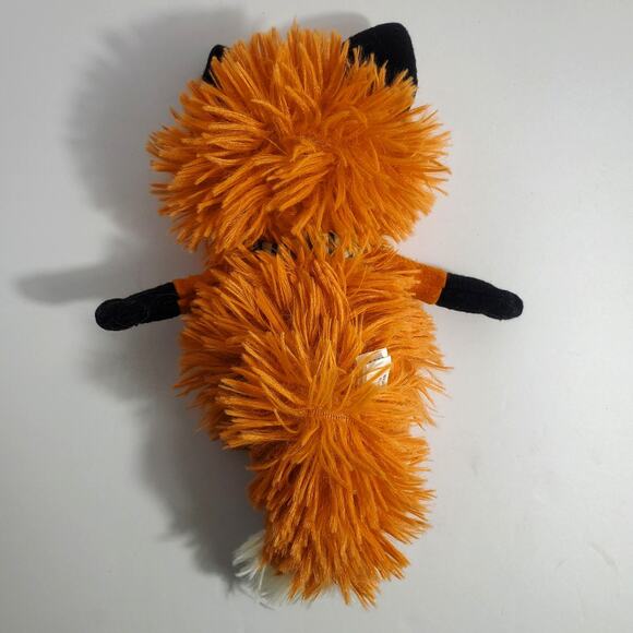 Hallmark Fox Plush Stuffed Animal Orange Striped Neck Scarf White Tip Tail 12.5" - Picture 8 of 12